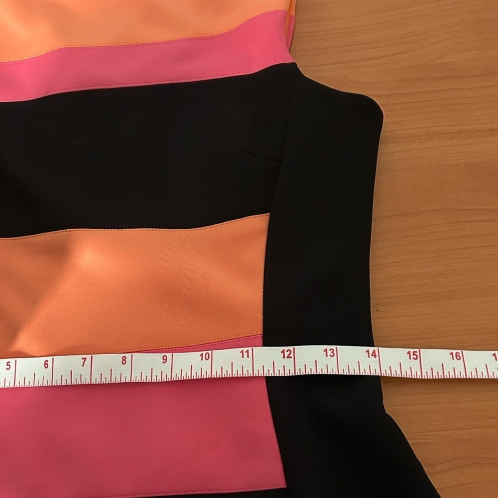 Maggy London Black and Pink Strapless Dress - Picture 9 of 12